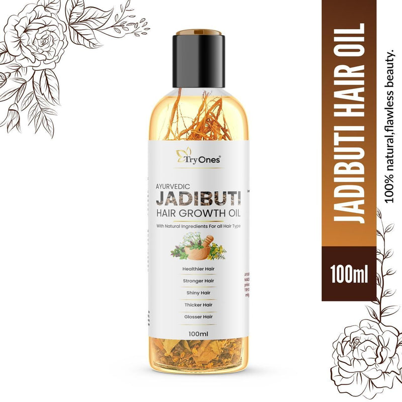 TryOnes Ayurvedic Jadibuti Hair Growth Oil 100ml(Pack Of 2)