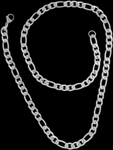 Delicate Men's Silver Plated Chain