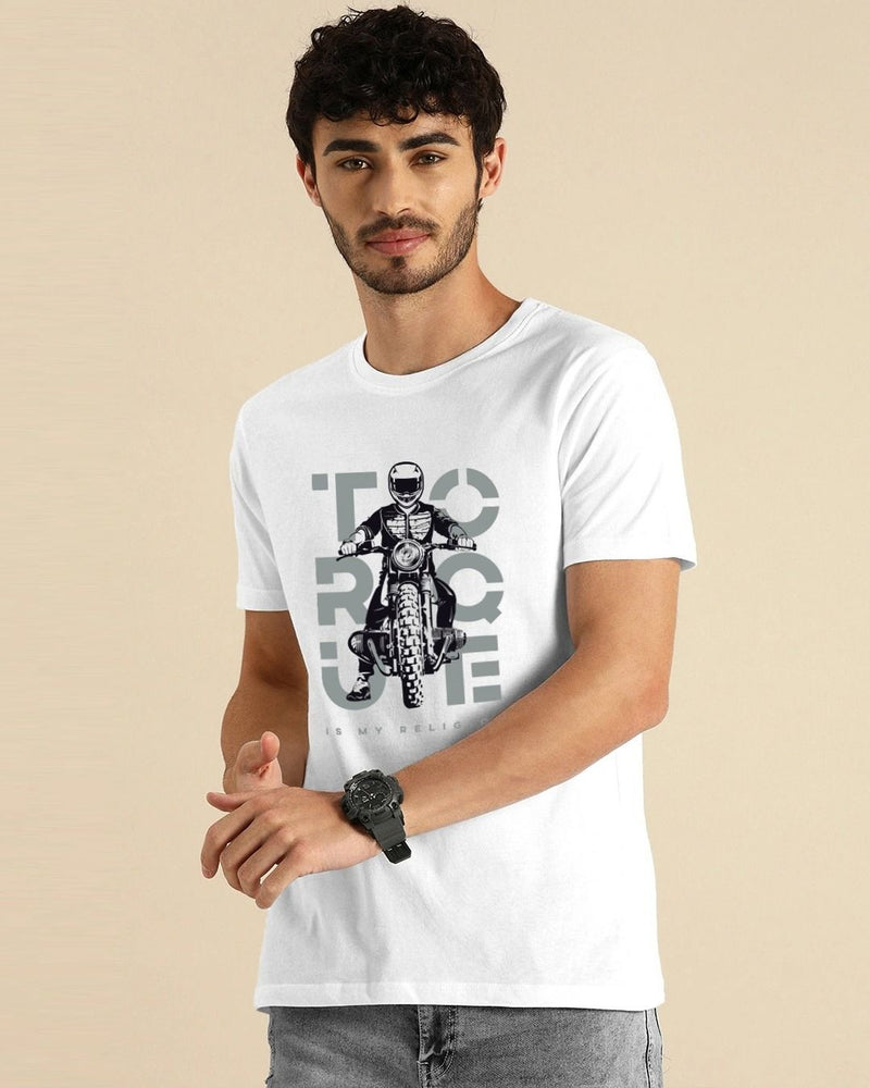 Latest Round Neck Half Sleeves t-shirt for mens