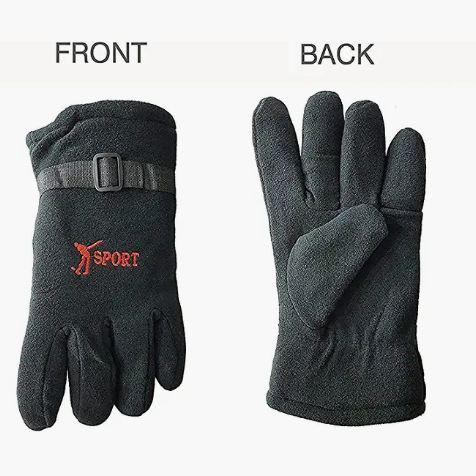 Fur Winter Gloves for Sports
