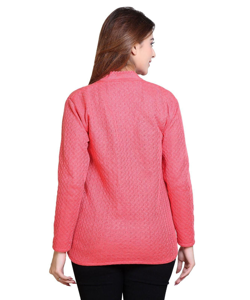 Women's Solid Wool Blend Sweater