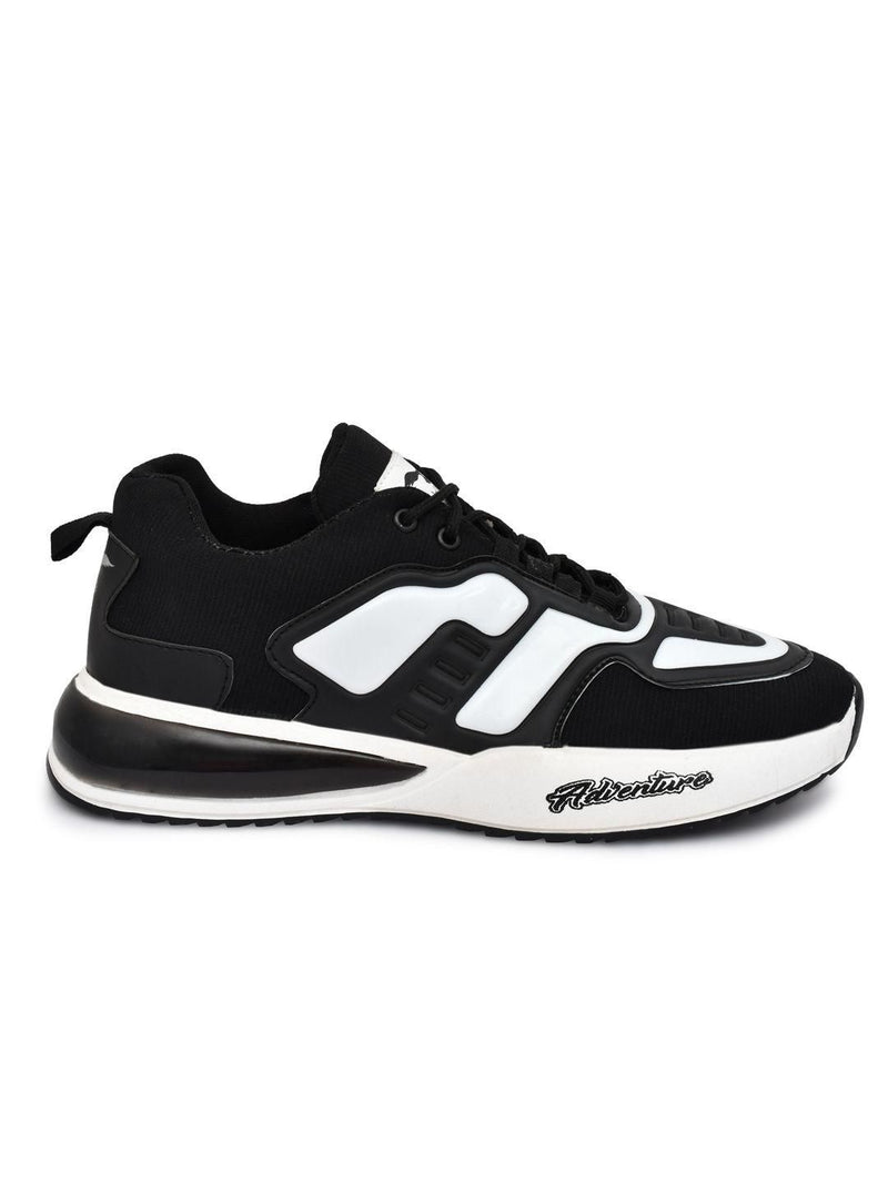 WIN9 Men Comfortable Trendy Walking Sneaker (Black)