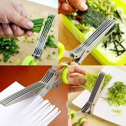 5 Layers Multi-functional Stainless Steel Vegetable Cutter With Cleaning Brush