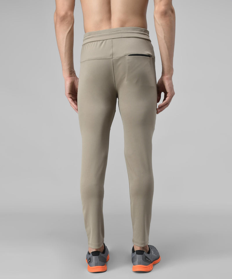 Lycra Solid Slim Fit Mens Track Pant