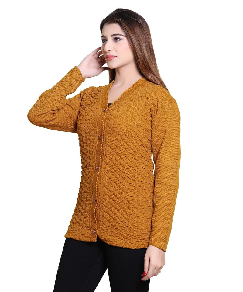 Women's Solid Winterwear Woolen Sweater