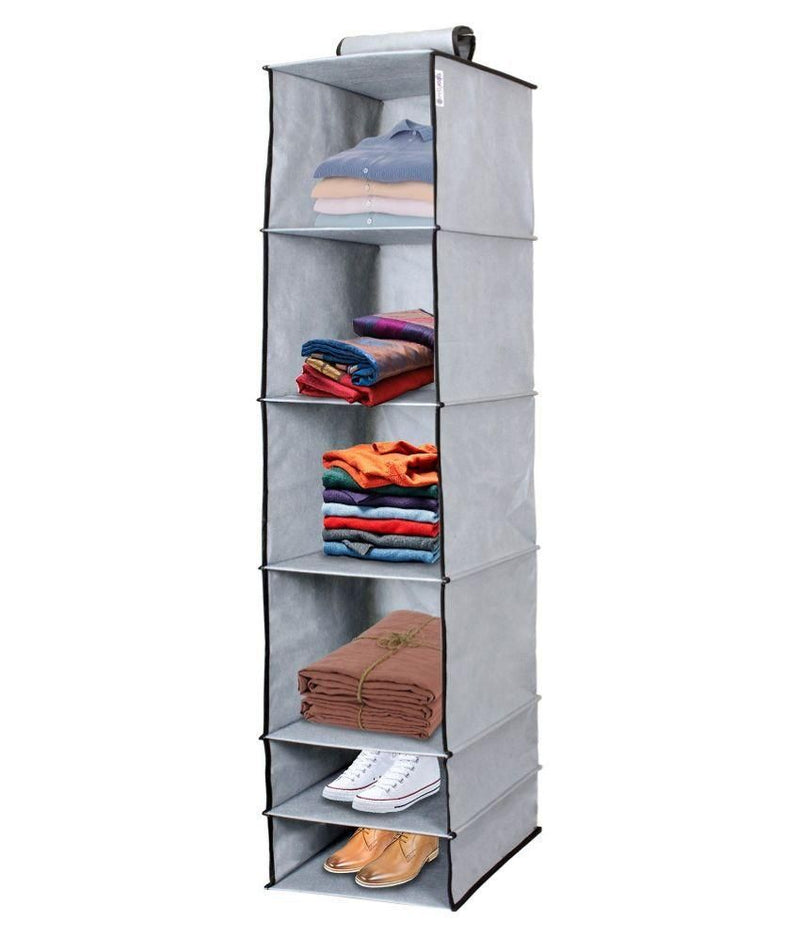 Organizer- 6 Shelves Foldable Hanging Wardrobe Organizers