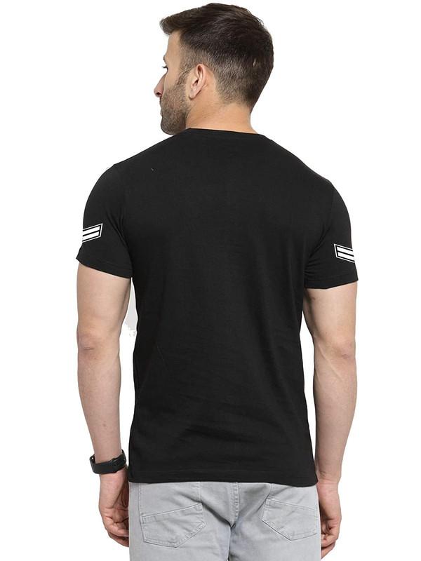Army Printed Round Neck Half Sleeve T-Shirt For  Men