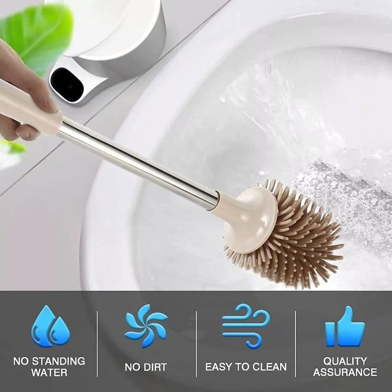 Toilet Brush- 360 Degree Brush Head Toilet Brush