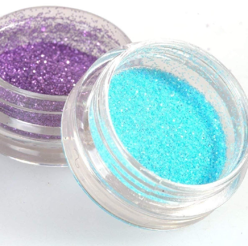 72pcs/set Shinning Mirror Nail Glitter Powder Eye Shadow (random Colours)