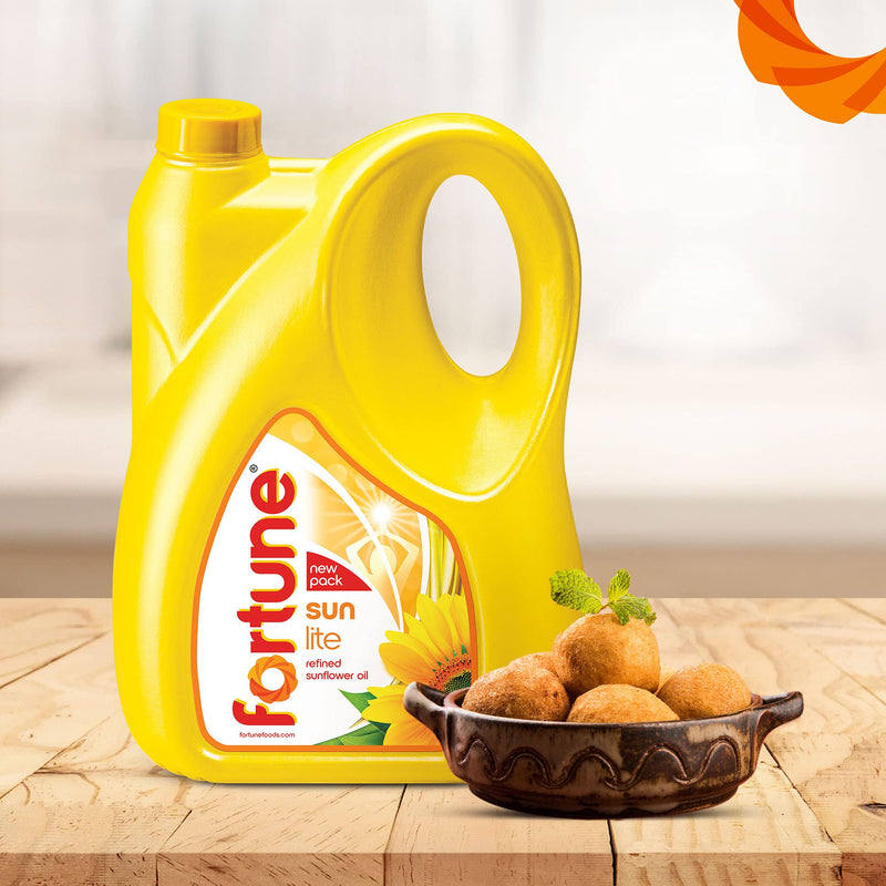 Fortune Sunlite Refined Sunflower Oil, 5L