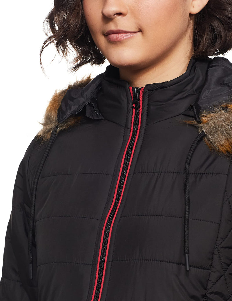 Qube By Fort Collins Women's Cape Jacket Black L