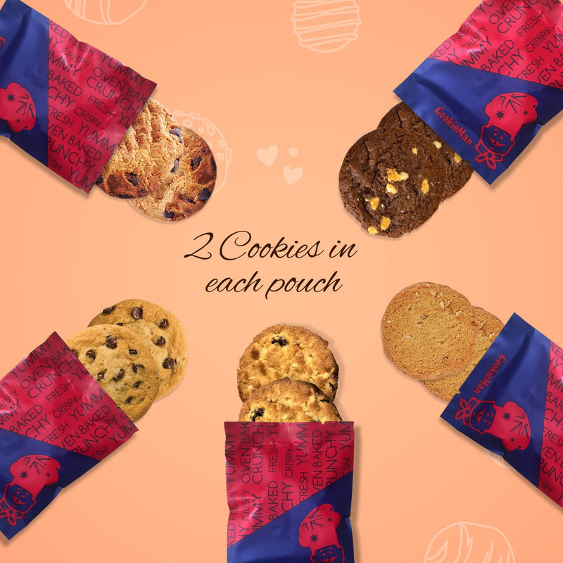 Cookieman Assorted Cookies Gift Pack || With Love Gift - 300g Tin || Premium Gift for Special Occasions and Days