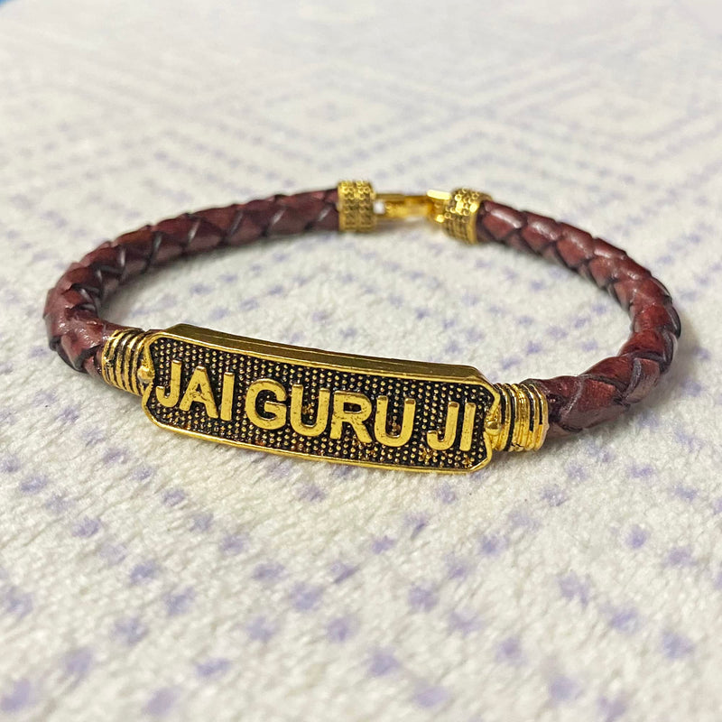 CraftsCart Guruji bracelete (Golden)