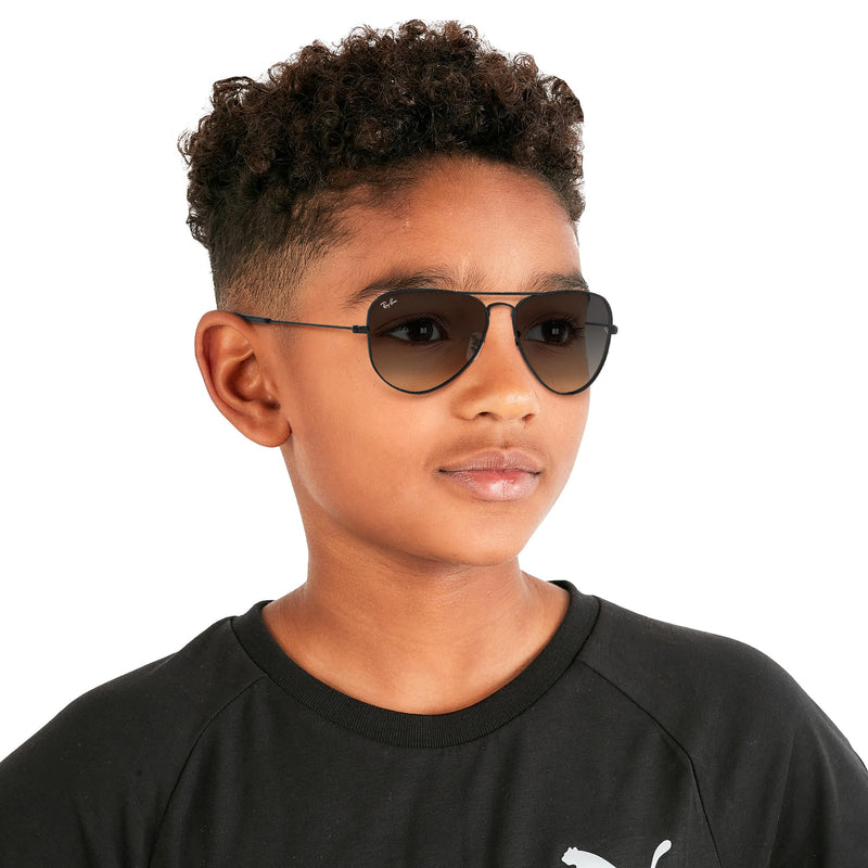 Ray-Ban Kids Gradient Grey Lens Pilot Sunglasses - 0RJ9506S220/1152