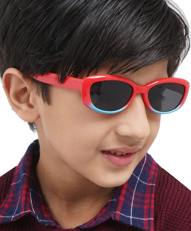 Carlton London Boys UV Protected Lens Oval Sunglasses