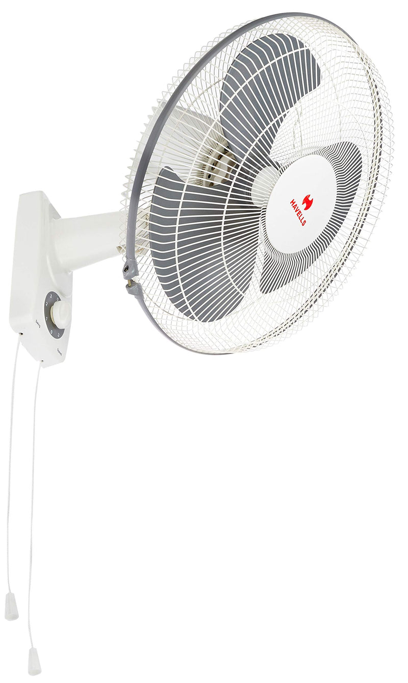 Havells Accelero High Speed 400mm Wall Fan (White Grey)