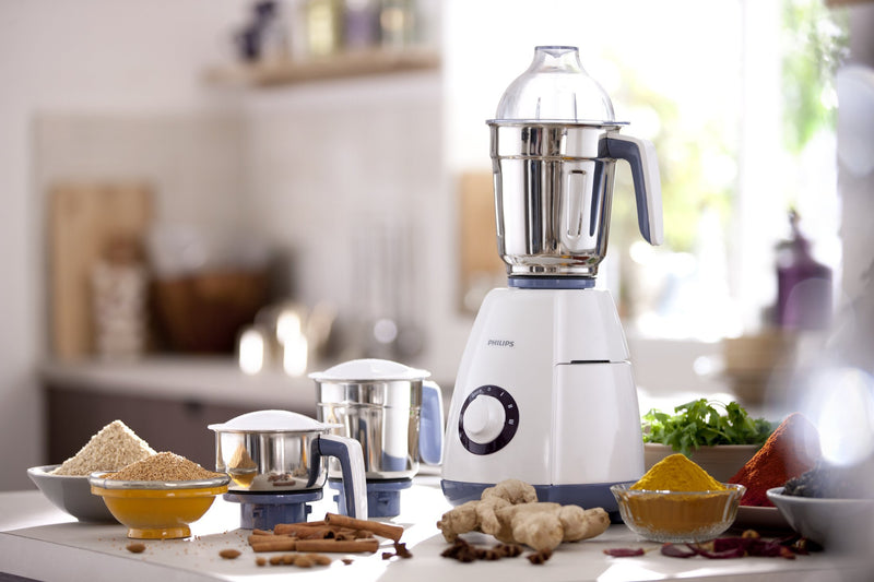 Philips HL7699/00 750-Watt Mixer Grinder (White/Grey)