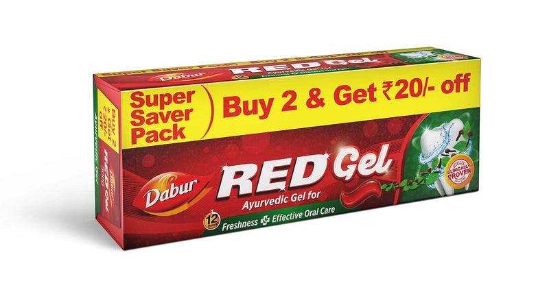 Dabur Red Gel - 150 g (Pack of 2)