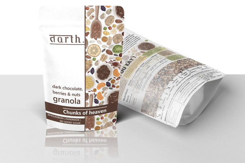 Tarth Chunks of Heaven Granola - Dark chocolate, berries and nuts - 250g | Home-made,Hand-made| |