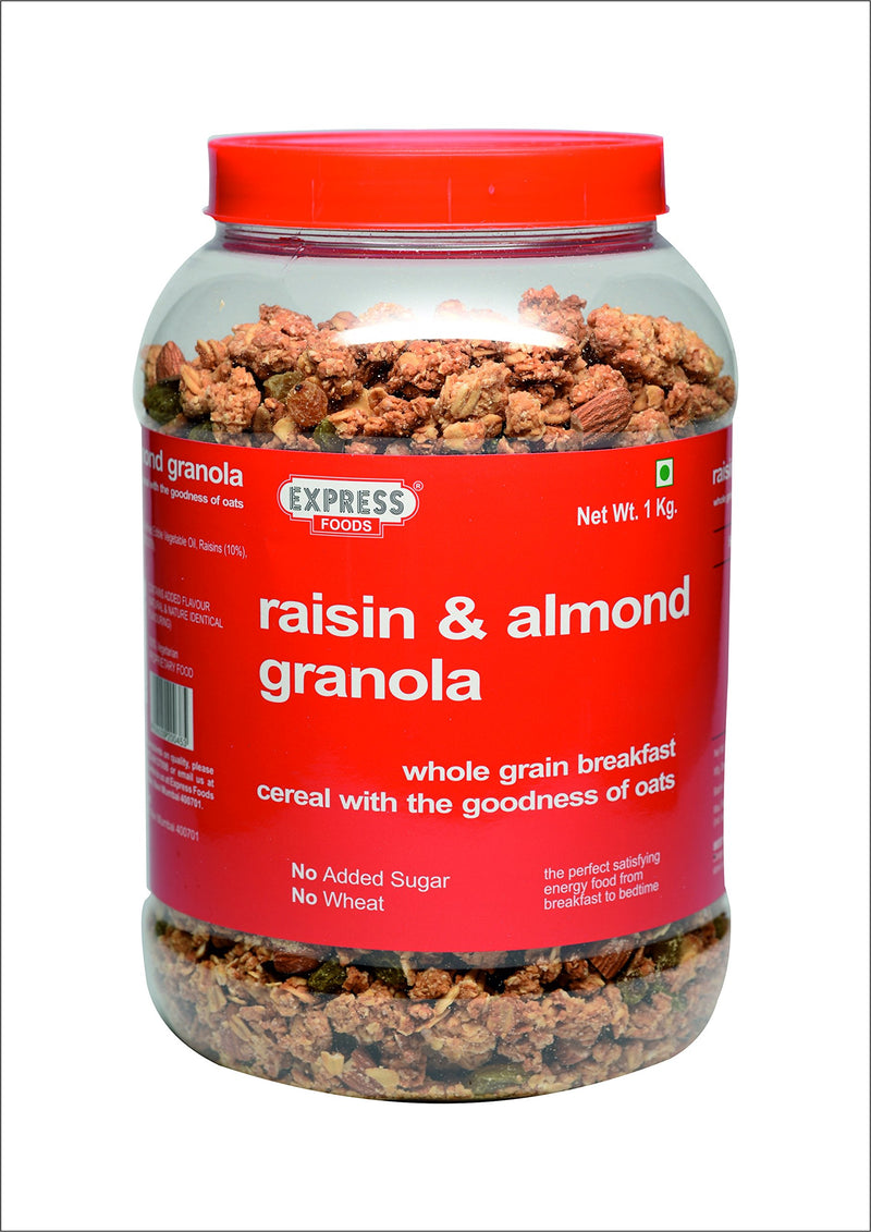 Express Foods Raisin and Almond Granola, 1kg