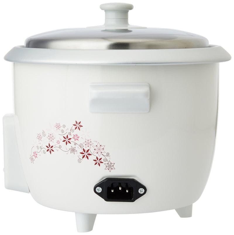 Prestige Delight PRWO 1.0 L Electric Rice Cooker|Detachable power cord|Durable body|Cool touch handles|White| Raw capacity-0.4L|Cooked capacity-1L|Cooks for a family of 2 to 3 members