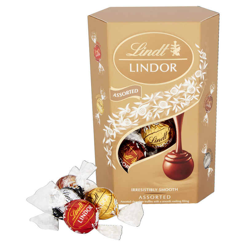 Lindt LINDOR Assorted Chocolate Truffles, 7.05 oz / 200 g