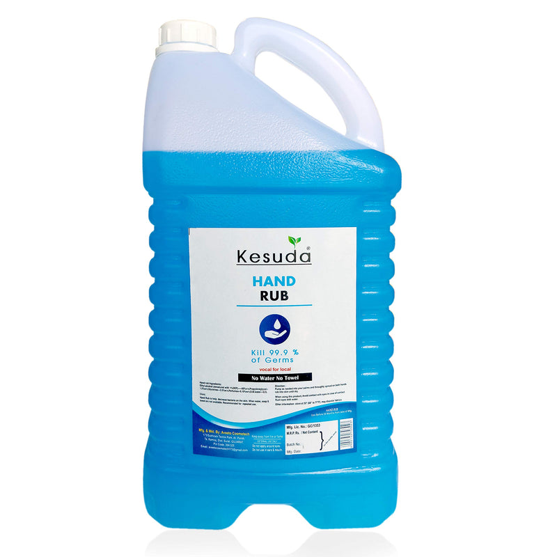 kesuda Alchohol Base 5 Liter Hand Rub Sanitizer