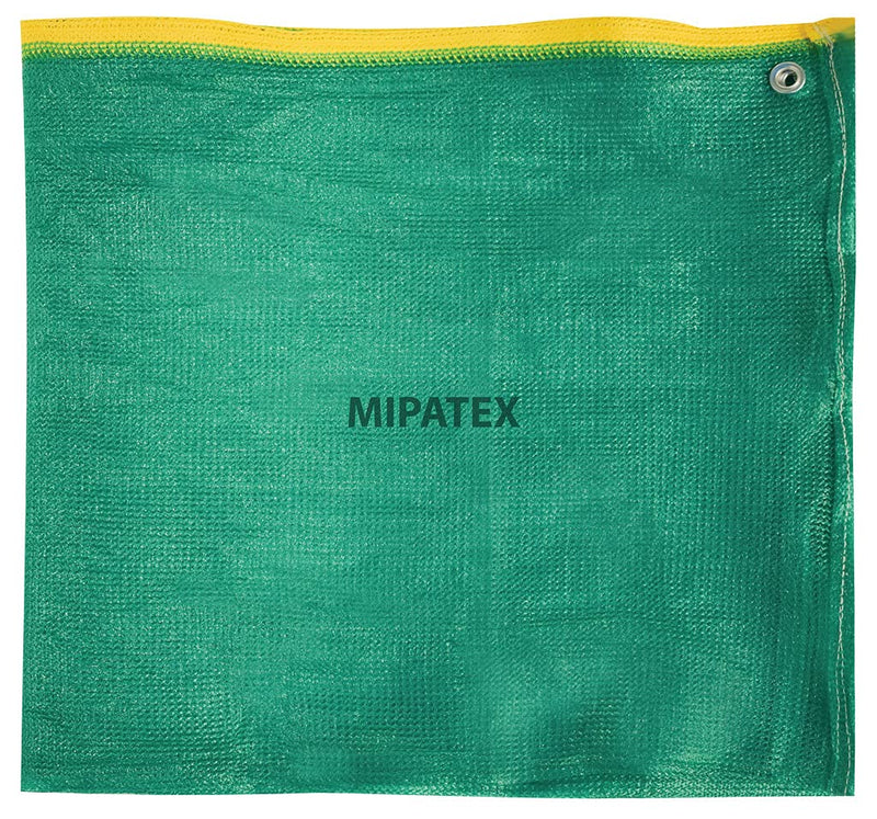 Mipatex 90% Shade Net 1m x 50m, Multi-Purpose Green House Garden Sunlight Protection Balcony Cloth - Blocks UV, Dust, Protect Flowers and Plants Green