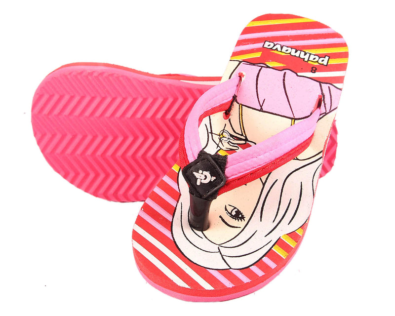 Rgk's Baby Girls' Pink Fashion Sandal with Slipper - 6.5 - 7 Years