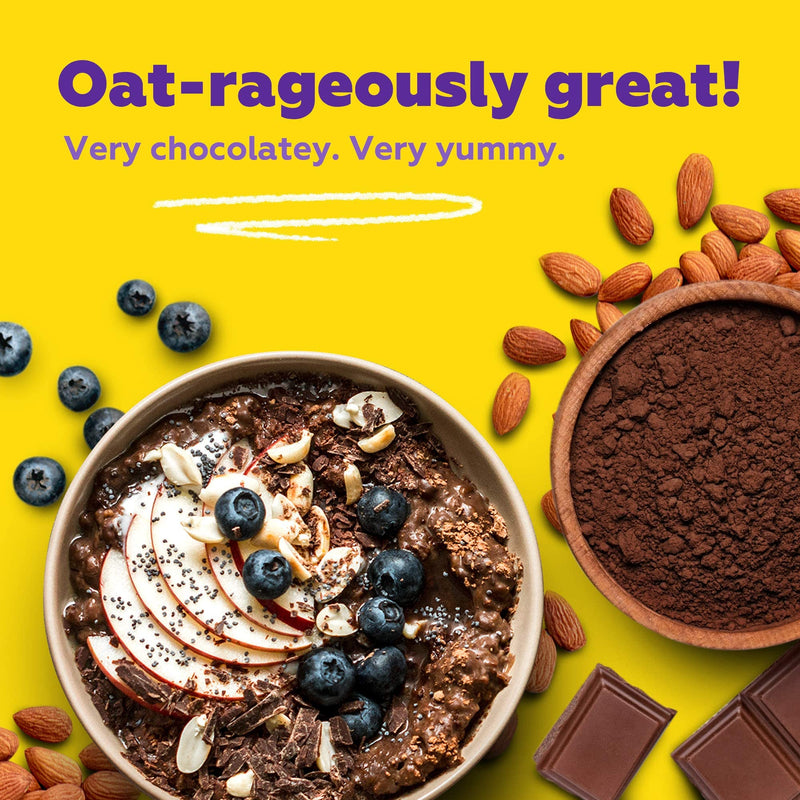 Yogabar Breakfast Oatmeal and Muesli Combo | Dark Chocolate Muesli 400g | Dark Chocolate Oats 400g | Gluten Free Muesli and Whole Oatmeal for Breakfast