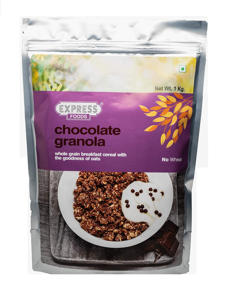 Express Foods Chocolate Granola Breakfast Cereal, 1kg