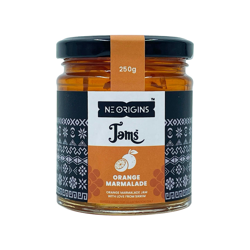 NE Origins Orange Marmalade,250g | From the organic state of India - Sikkim | Orange sourced from local farmers in Sikkim (250g Orange Marmalade)