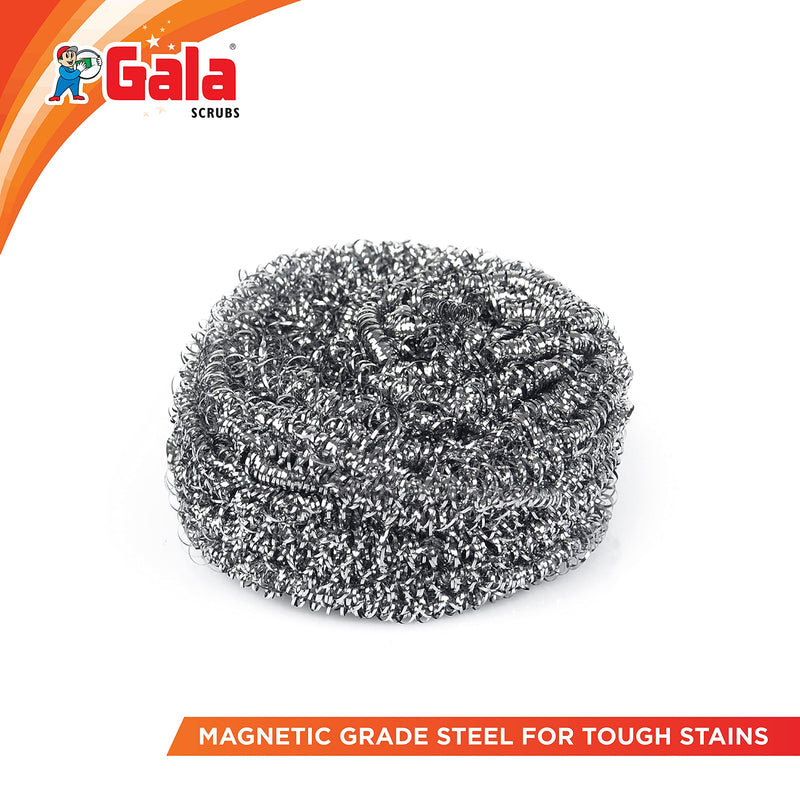 Gala Steel Scrubber Combo Set (Pack of 6)