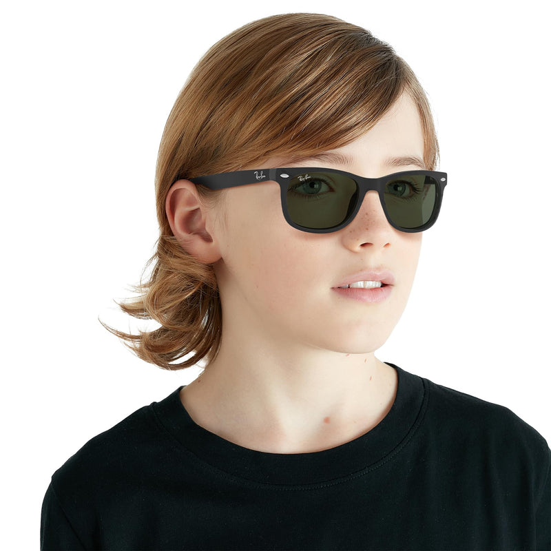 Ray-Ban Kids UV Protected Green Lens Square Sunglasses - 0RJ9052S100/7148