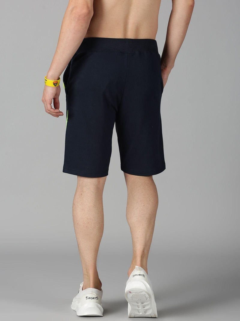 Urgear Cotton Blend Color Block Regular Fit Mens Shorts