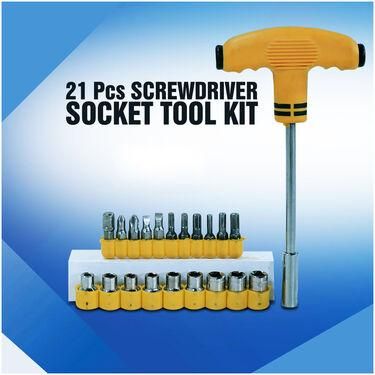 Fidato 21 Pcs Screwdriver Socket Tool Kit