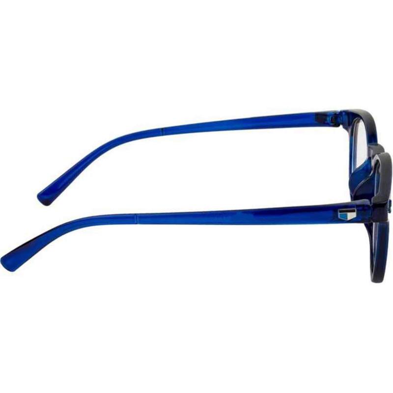 Unisex Clear Blue Cat-eye Sunglass
