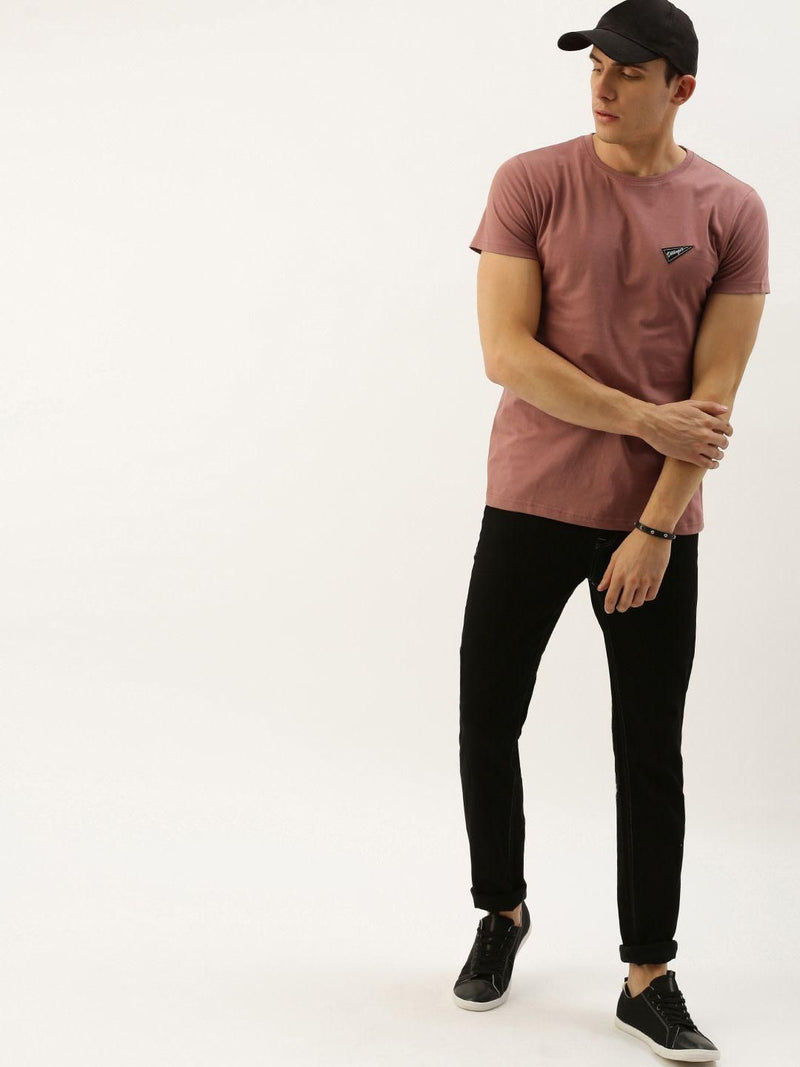 Cotton Solid Half Sleeves T-Shirt