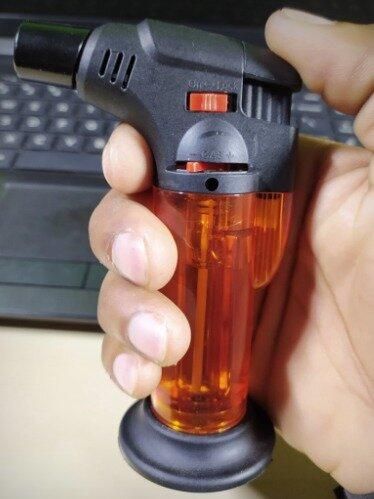 Windproof Jet Flame Butane Torch Lighter Pocket Lighter