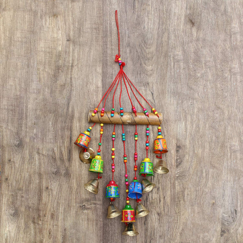 eCraftIndia Handcrafted Decorative Wall/Door/Window Hanging Bells Chimes Showpieces