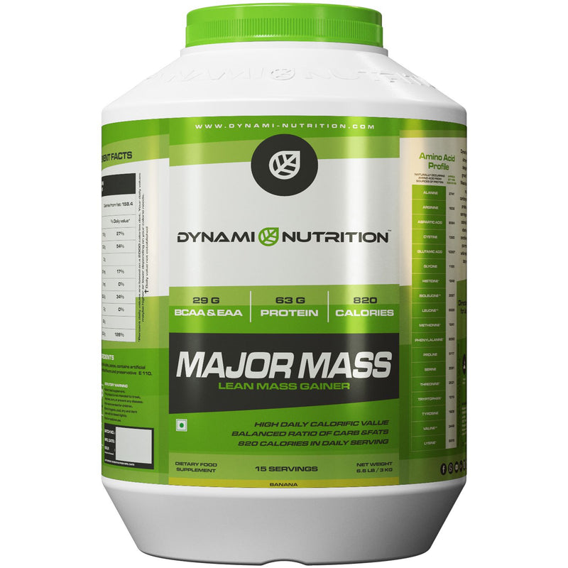 Dynami Nutrition Major Mass Weight Gainers/mass Gainers