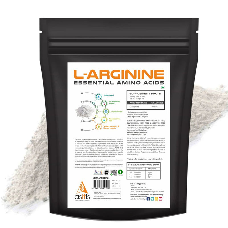 As-it-is Nutrition L-arginine Powder For Muscle Building & Endurance