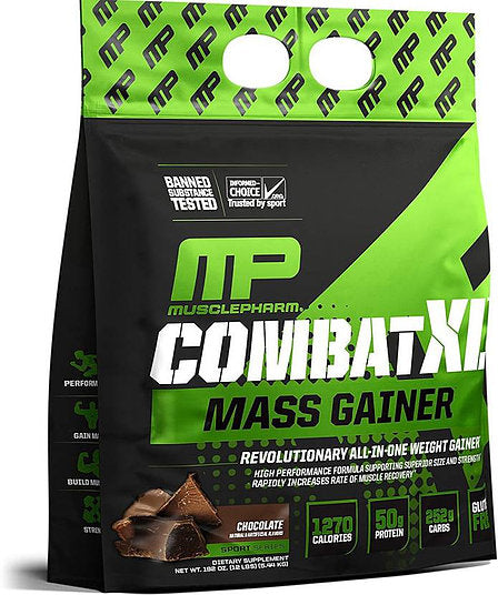 Musclepharm Combat Xl (chocolate) Weight Gainers/mass Gainers