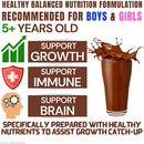 Ketones Nutrition Maximum Natural Height Growth With 24g Protein For Increases Height Chocolate Flavor|healthy And Balanced Nutrition Growth Formula For Bone Mass 100%|weight And Height Gain|immune Function