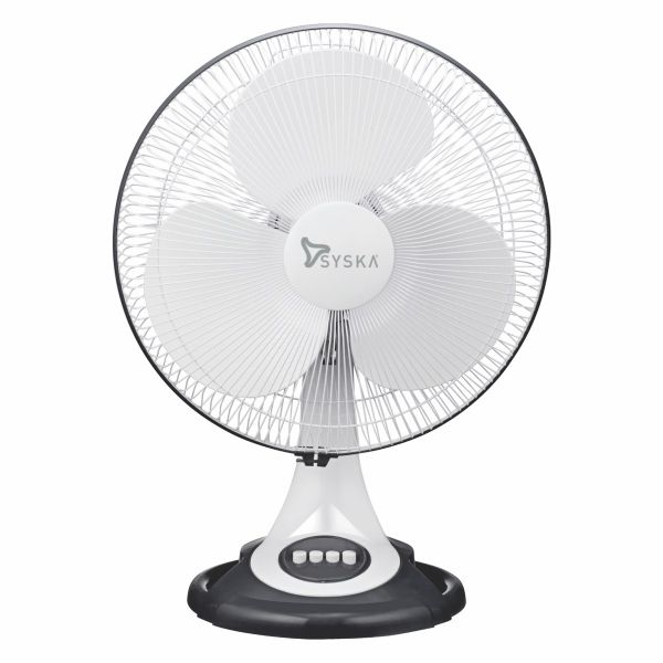 Syska Sftf10-h Brisa-max 400mm 3-blade High Speed Table Fan (white, Pack Of 1)