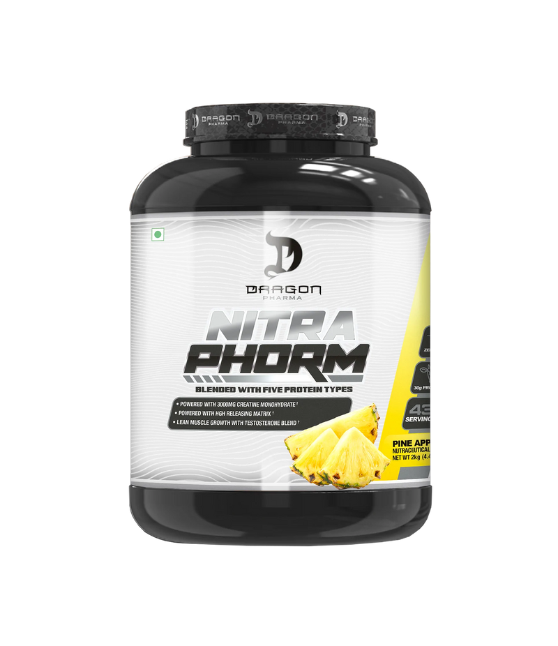 Dragon Pharma Nitraphorm 2kg - Ultimate Muscle Gaining Protein