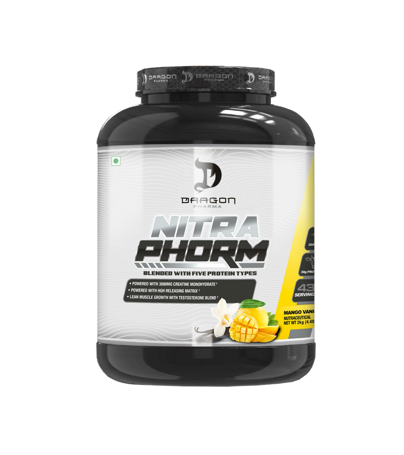 Dragon Pharma Nitraphorm 2kg - Ultimate Muscle Gaining Protein