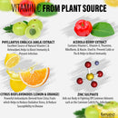 Naturyz Double Strength Natural Vitamin C With Zinc Supplement 60 Tablets